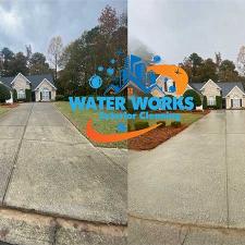 Sidewalk and Driveway Cleaning on Austin Hills Drive, Suwanee, GA