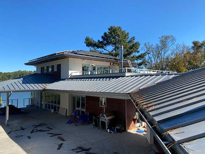 Metal roof cleaning and gutter cleaning strawberry lane cumming ga