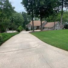 Roof Cleaning and Driveway Cleaning on Park Shore Dr in Cumming GA 01